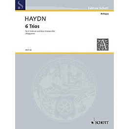 Schott Music 6 Trios Schott Series Composed by Joseph Haydn