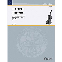 Schott Music 9 Trio Sonatas Op. 2, No. 4 Schott Series Composed by Georg Friedrich Händel