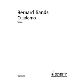 Schott Cuaderno Schott Series Softcover Composed by Bernard Rands