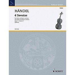 Schott Music 6 Sonatas - Vol. 1 Schott Series Composed by Georg Friedrich Händel