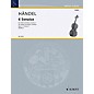 Schott Music 6 Sonatas - Vol. 1 Schott Series Composed by Georg Friedrich Händel thumbnail