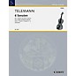 Schott 6 Sonatas - Vol. 2:4-6 Schott Series Composed by Georg Philipp Telemann thumbnail