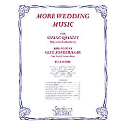 Southern More Wedding Music (Conductor Score) Southern Music Series Arranged by Cleo Aufderhaar