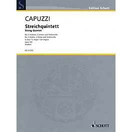 Schott String Quintet in G Major, Op. 3, No. 6 String Ensemble Series Softcover Composed by Antonio Capuzzi