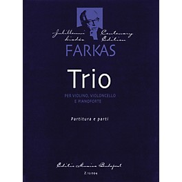 Editio Musica Budapest Trio (Violin, Violoncello and Piano) EMB Series Composed by Ferenc Farkas