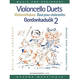 Editio Musica Budapest Violoncello Duos for Beginners - Volume 2 EMB Series Composed by Various