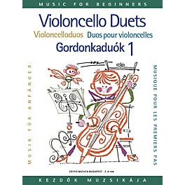 Editio Musica Budapest Violoncello Duos for Beginners - Volume 1 EMB Series Composed by Arpad Pejtsik