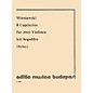 Editio Musica Budapest 8 Capriccios for violin EMB Series Composed by Henryk Wieniawsky thumbnail
