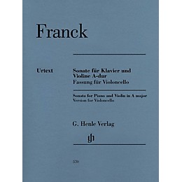 G. Henle Verlag Violin Sonata A Major Henle Music Folios Series Softcover Composed by Cesar Franck Edited by Peter Jost