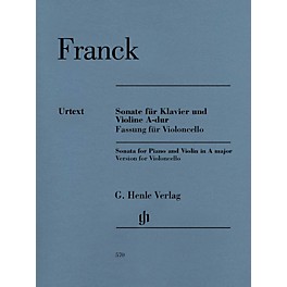 G. Henle Verlag Violin Sonata A Major Henle Music Folios Series Softcover Composed by Cesar Franck Edited by Peter Jost