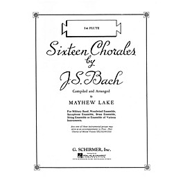 G. Schirmer Sixteen Chorales (Eb Baritone Saxophone Part) G. Schirmer Band/Orchestra Series by Johann Sebastian Bach