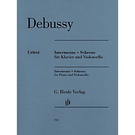 G. Henle Verlag Intermezzo and Scherzo Henle Music Folios by Claude Debussy Edited by Ernst-Günter Heinemann