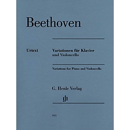 G. Henle Verlag Variations for Piano and Violoncello Henle Music by Beethoven Edited by Jens Dufner