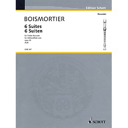 Schott 6 Suites Op. 35 (for Treble Recorder) Schott Series