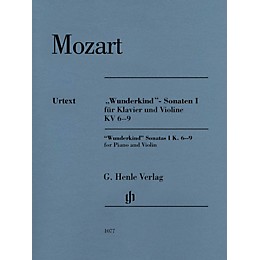 G. Henle Verlag Mozart - Wunderkind Sonatas, Vol 1, K6-9 Henle Music by Mozart Edited by Wolf-Dieter Seiffert