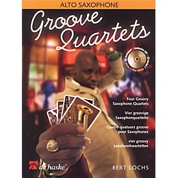 De Haske Music Groove Quartets De Haske Play-Along Book Series Book with CD  by Bert Lochs