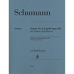 G. Henle Verlag Robert Schumann - Violin Sonata No. 2 in D minor, Op. 121 Henle Music Folios Softcover by Robert Schumann