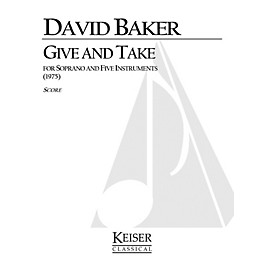 Lauren Keiser Music Publishing Give and Take LKM Music Series Composed by David Baker