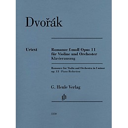 G. Henle Verlag Romance in F Minor Op. 11 (Violin and Piano) Henle Music Folios Series Softcover by Antonin Dvorak