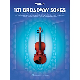 Hal Leonard 101 Broadway Songs for Violin Instrumental Folio Series Softcover