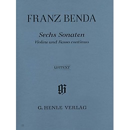G. Henle Verlag 6 Sonatas for Violin and Basso Continuo Henle Music Folios Series Softcover