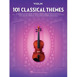 Hal Leonard 101 Classical Themes for Violin Instrumental Folio Series Softcover