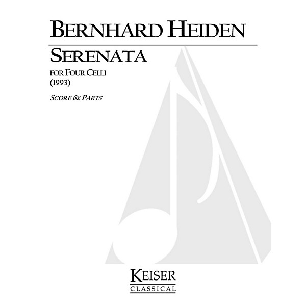 Lauren Keiser Music Publishing Serenata for Four Celli LKM Music Series Composed by Bernhard Heiden