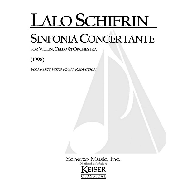 Lauren Keiser Music Publishing Sinfonia Concertante (Violin, Violoncello and Piano Reduction) LKM Music Series Composed by...