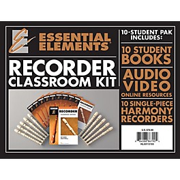 Hal Leonard Essential Elements for Recorder Classroom Kit Essential Elements Recorder Series Written by Various