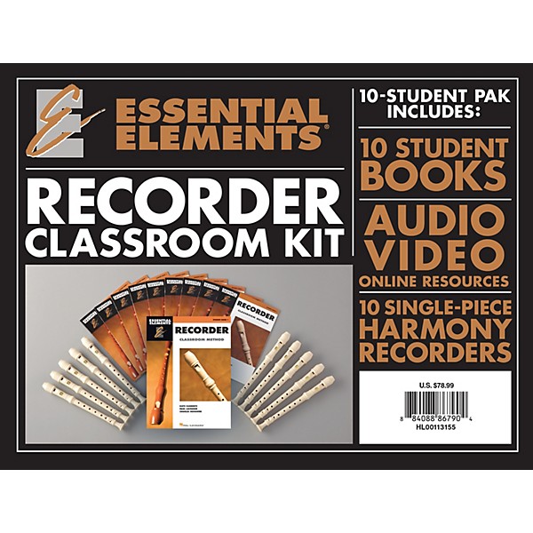 Hal Leonard Essential Elements for Recorder Classroom Kit Essential Elements Recorder Series Written by Various