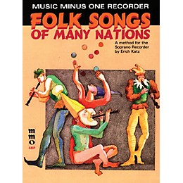 Nektar Folk Songs of Many Nations (Music Minus One Recorder) Music Minus One Series Softcover with CD