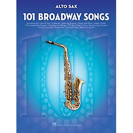 Hal Leonard 101 Broadway Songs for Alto Sax Instrumental Folio Series Book