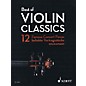 Schott Best of Violin Classics (12 Famous Concert Pieces for Violin and Piano) String Series Softcover thumbnail