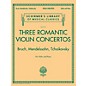 G. Schirmer Three Romantic Violin Concertos: Bruch, Mendelssohn, Tchaikovsky String Series Softcover by Various thumbnail