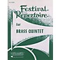 Rubank Publications Festival Repertoire for Brass Quintet (Full Score) Ensemble Collection Series by Various thumbnail