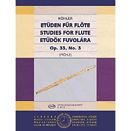 Editio Musica Budapest Studies Op. 33 - Volume 3 EMB Series by Ernesto Köhler