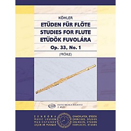 Editio Musica Budapest Studies Op. 33 - Volume 1 EMB Series by Ernesto Köhler