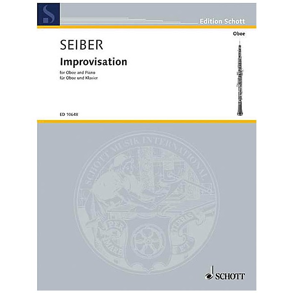 Schott Improvisations (Oboe with Piano Accompaniment) Schott Series