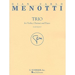 Positive Grid Trio (Score and Parts for Violin, Clarinet and Piano) Ensemble Series Composed by Gian Carlo Menotti