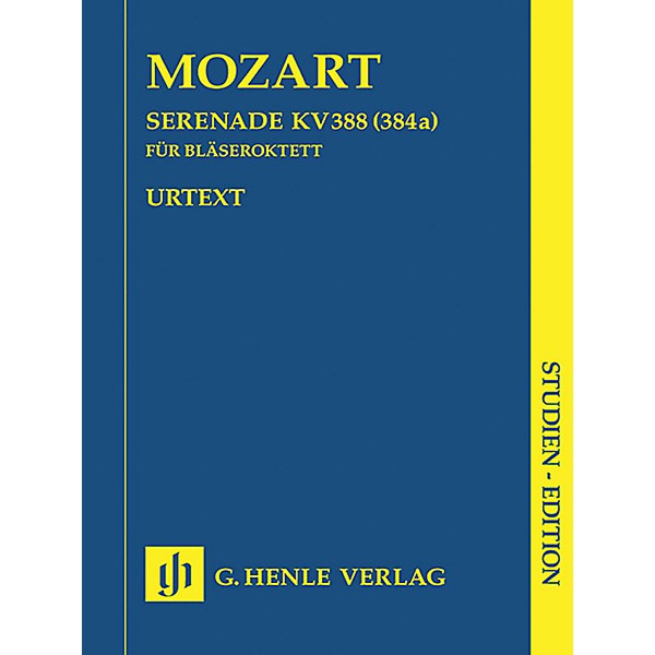 G. Henle Verlag Serenade in C minor K388 (384a) Henle Study Scores Series Softcover Composed by Wolfgang Amadeus Mozart