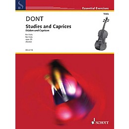 Schott Studies and Caprices (Viola Solo) Schott Series Softcover