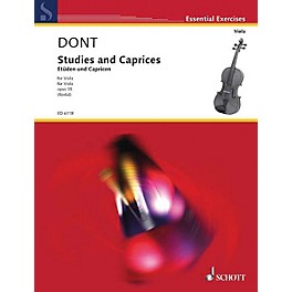 Schott Studies and Caprices (Viola Solo) Schott Series Softcover