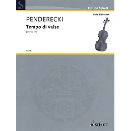 Schott Tempo di Valse (Viola Solo) String Solo Series Softcover