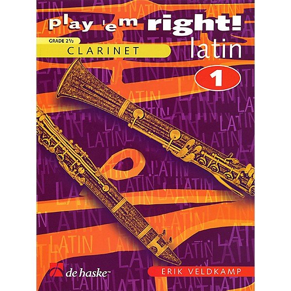 De Haske Music Play 'Em Right Latin - Vol. 1 (Vol. 1 - Clarinet) De Haske Play-Along Book Series