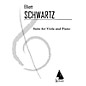 Lauren Keiser Music Publishing Suite (Viola with piano) LKM Music Series Composed by Elliott Schwartz thumbnail