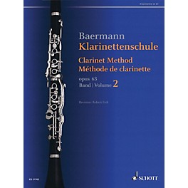 Schott Clarinet Method, Op. 63 (Volume 2, Nos. 34-52 - Revised Edition) Woodwind Method Series Softcover