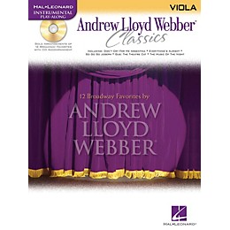 Hal Leonard Andrew Lloyd Webber Classics - Viola Instrumental Play-Along Series Softcover with CD