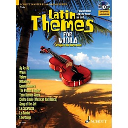 Schott Latin Themes for Viola (for Viola) Instrumental Play-Along Series Softcover with CD