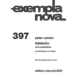 Sikorski Hölderlin (An Expedition Vocal Score) Misc Series  by Peter Ruzicka