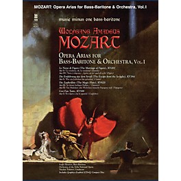 Nektar Mozart Opera Arias for Bass Baritone and Orchestra - Vol. I Music Minus One Softcover with CD by Mozart